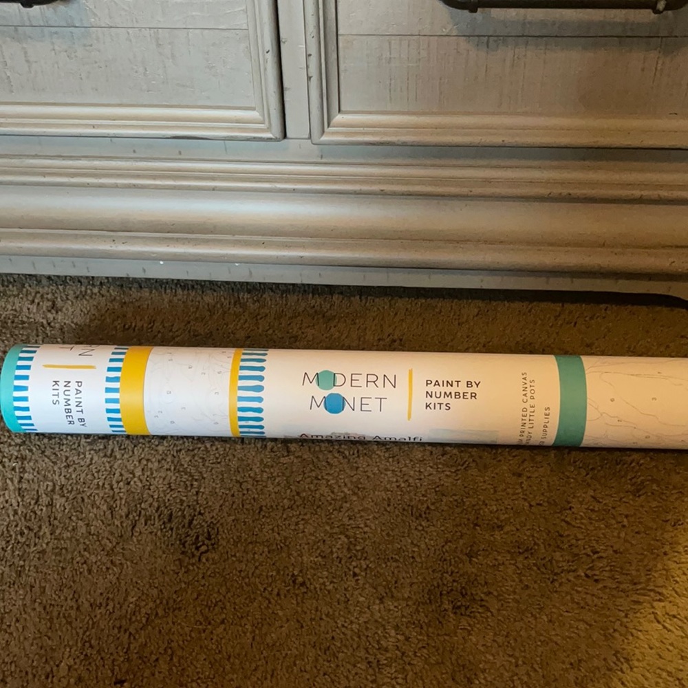 Modern Monet paint by number. Brand new